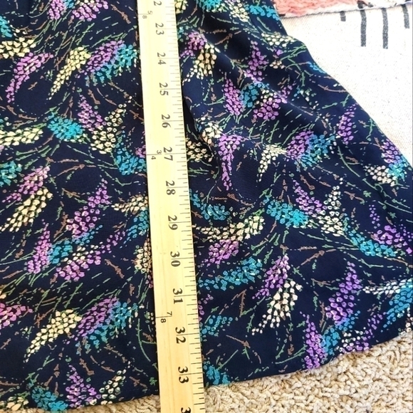 FREE PEOPLE LACE YOKE FLORAL SLEEVELESS DRESS, SZ SMALL - Picture 11 of 13